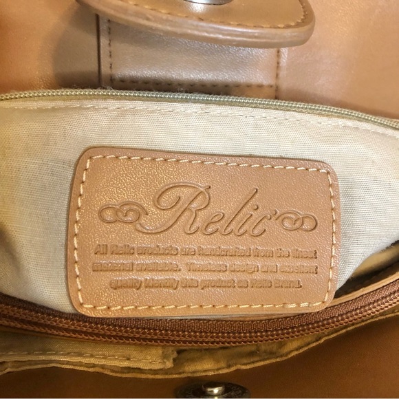 Relic Pink Tropical Print Purse With Faux Leather - Picture 5 of 9